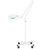 Lupenlampe LED 5D mit Standfuß S4 Weiß