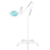 Lupenlampe LED SMD 5D mit Standfuß Glow Moonlight 8013 Weiß