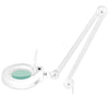 Lupenlampe LED 5D mit Schraubklemme S5 Weiß