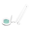 Lupenlampe LED 60 SMD 5D mit Schraubklemme Einstellbare Lichtstärke Elegante 6028 Weiß