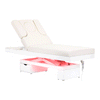 Massageliege Elektrisch Azzurro 815B mit Heizung Weiß