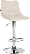 Barhocker 107 Samt Creme