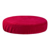 Stuhlhusse Arbeitshocker Samt Fuchsia