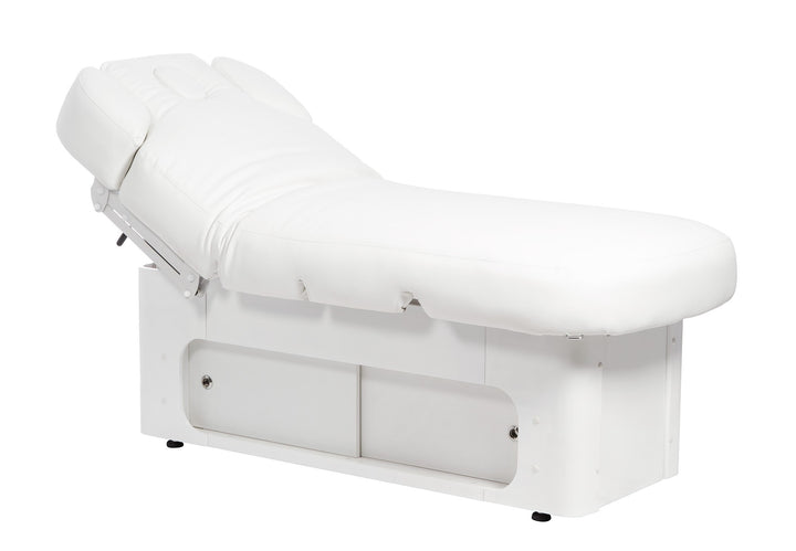 Massageliege Elektrisch Keid mit Heizung Weiß
