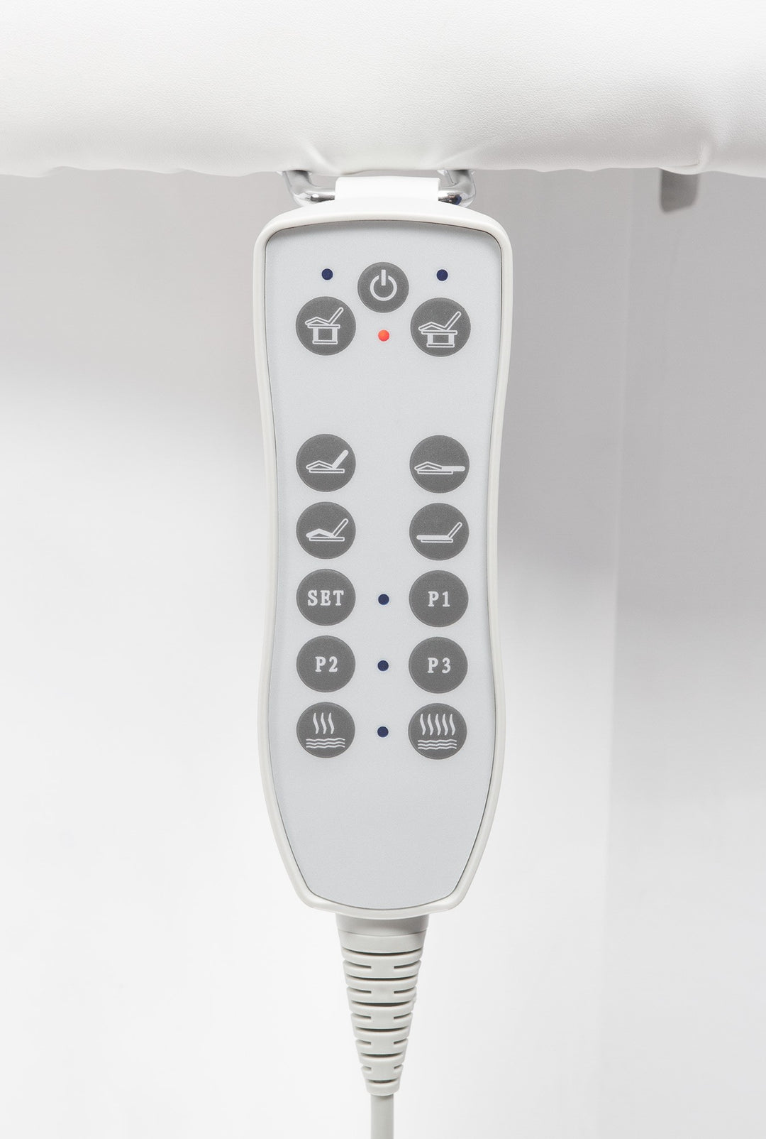 Massageliege Elektrisch Keid mit Heizung Weiß