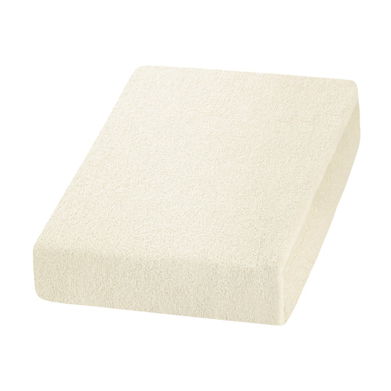Bezug für Kosmetik- und Massageliege Terry 190 x 60 cm Creme
