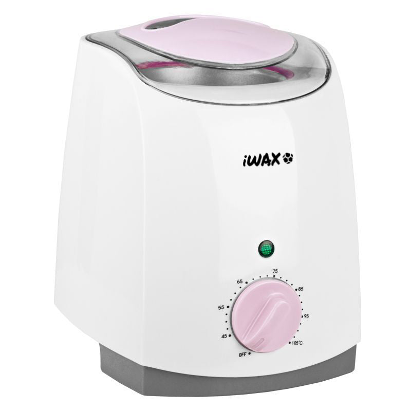 Wachswärmer Dose iWax 800ml 200W Weiß-Rosa