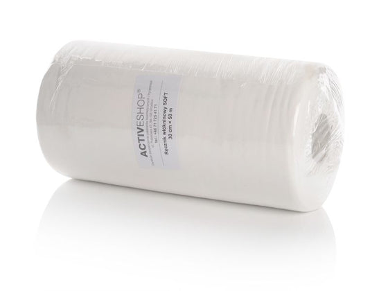Ärztekrepp auf Rolle Polyester Weiß 50 m x 30 cm