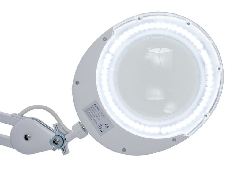 Lupenleuchte Elegante 6025 60 SMD-LED 5D mit Schraubzwinge Weiß 5