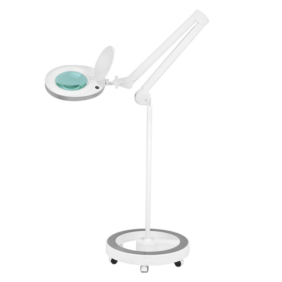 Lupenlampe LED 60 SMD 5D mit Standfuß Elegante 6025 Weiß