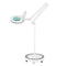 Lupenlampe LED 60 SMD 5D mit Standfuß Elegante 6025 Weiß