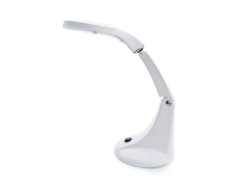 Lupenleuchte Elegante Mini 30 SMD-LED 5D mit Ständer Weiß 2