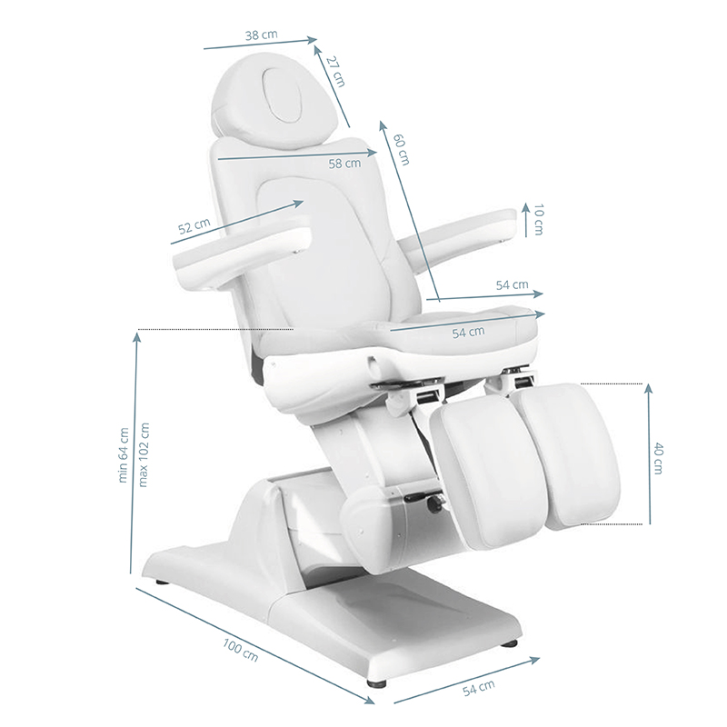 Elektrische Kosmetikliege Azzurro 870S Pedi 3 Motoren Weiß - Bild 9