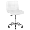 Rollhocker Höhenverstellbar mit Lehne A-5299 Weiß