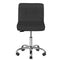 Rollhocker Höhenverstellbar mit Lehne A-5299 Schwarz