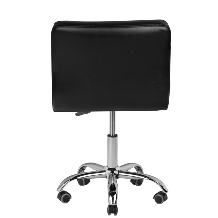 Rollhocker Höhenverstellbar mit Lehne A-5299 Schwarz - Bild 4