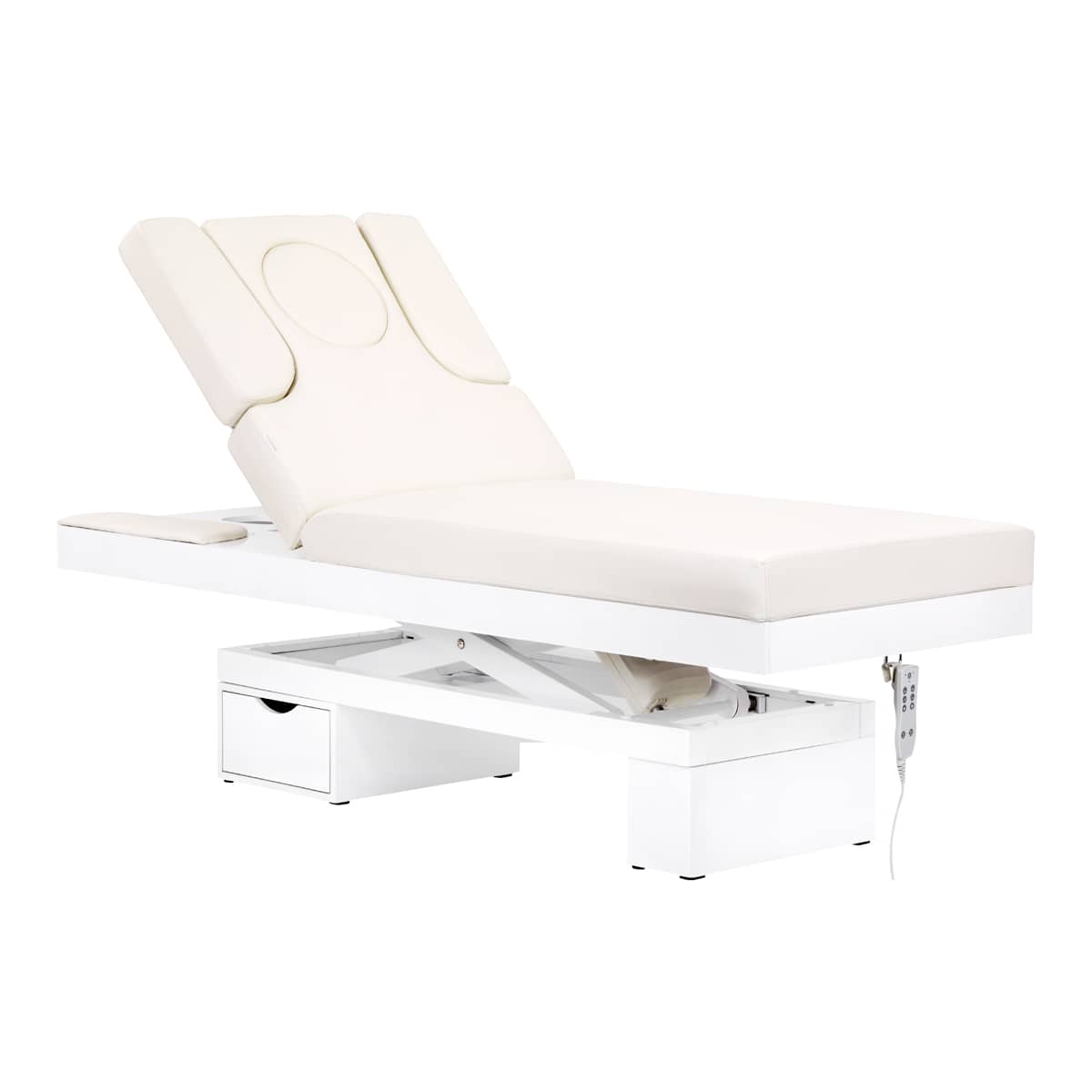 Massageliege Elektrisch Azzurro 815B Weiß