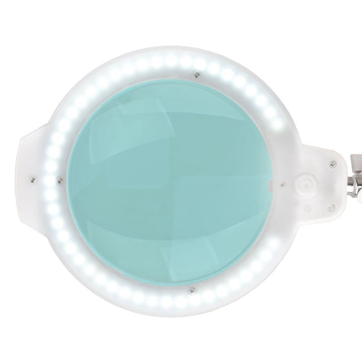 Lupenleuchte SMD-LED Glow Moonlight 8012 5D mit Schraubzwinge Weiß 3