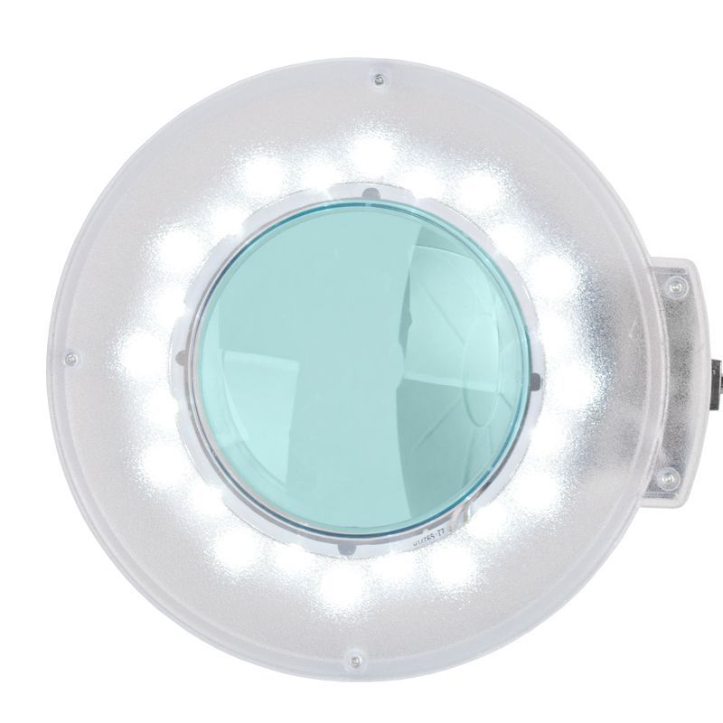 Lupenleuchte LED S4 5D mit Standfuß Weiß 2