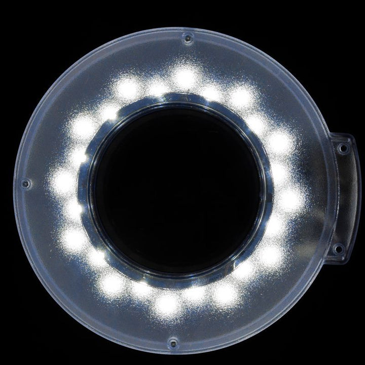 Lupenleuchte LED S4 5D mit Standfuß Weiß 3