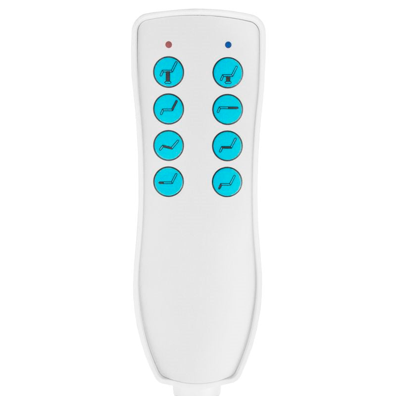 Elektrische Kosmetikliege Azzurro 869A 4 Motoren Drehbar Weiß - Bild 7