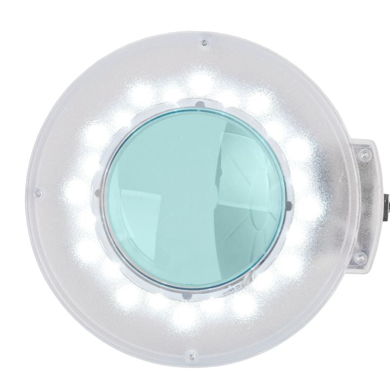 Lupenleuchte LED S5 5D mit Standfuß Weiß 2