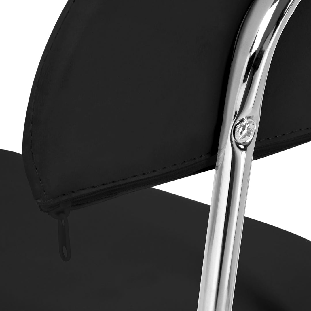 Sattelhocker mit Lehne 6001 Schwarz - Bild 5