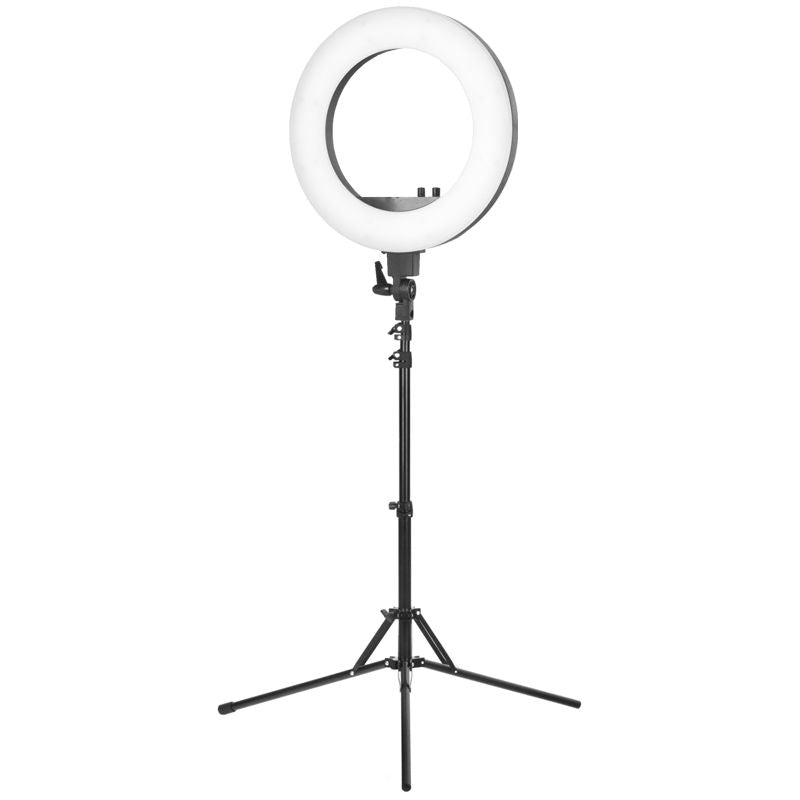 Ringlicht mit Stativ 18" 48W Schwarz