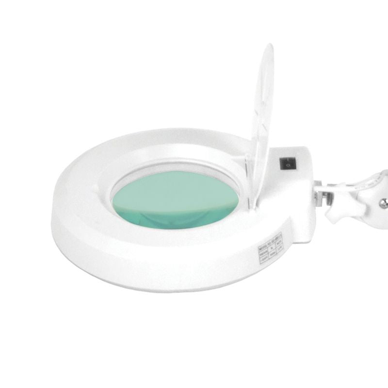 Lupenlampe LED 5D mit Schraubklemme S5 Weiß - Bild 3