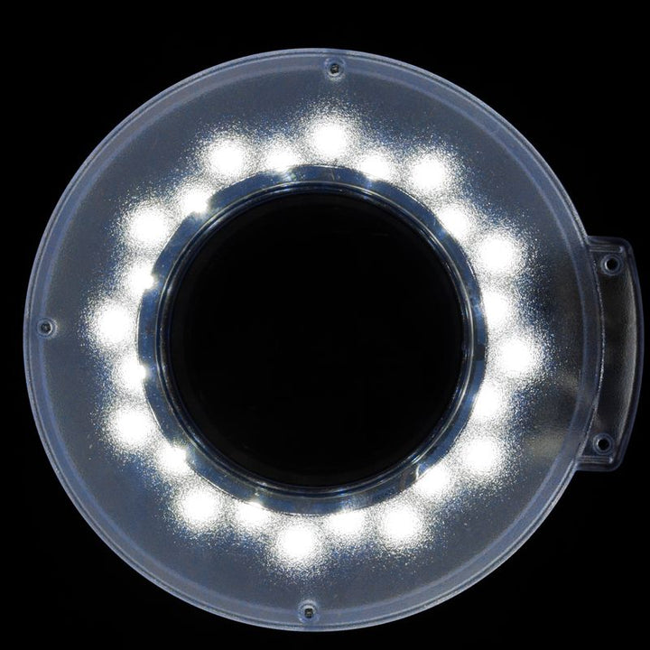 Lupenlampe LED 5D mit Schraubklemme S5 Weiß - Bild 5