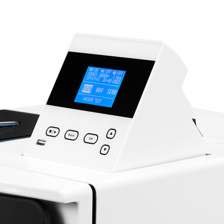 Autoklav Lafomed Compact Line LFSS08AC LCD mit Drucker 8 L Medizinische Klasse B - Bild 7