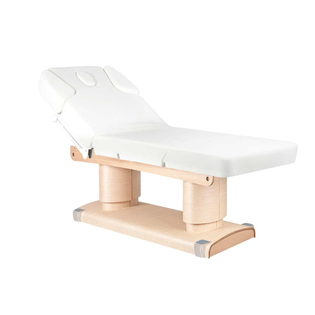 Massageliege Elektrisch Azzurro 838 Weiß Beheizt