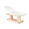 Massageliege Elektrisch Azzurro 838 Weiß Beheizt