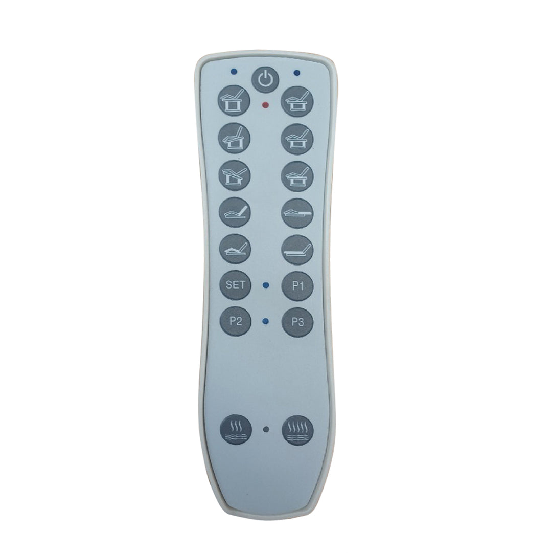 Massageliege Elektrisch Azzurro 838 Weiß Beheizt - Bild 8