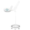 Lupenlampe LED 60 SMD 5D mit Standfuß Elegante 6027 Weiß