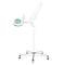 Lupenlampe LED 60 SMD 5D mit Standfuß Einstellbare Lichtstärke Elegante 6028 Weiß