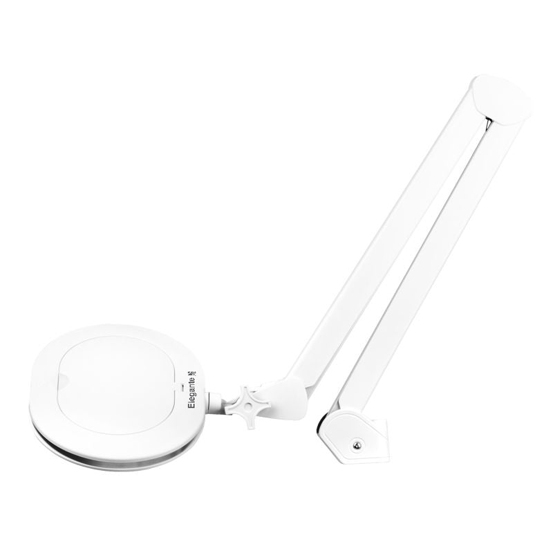 Lupenlampe LED 60 SMD 5D mit Standfuß Einstellbare Lichtstärke Elegante 6028 Weiß - Bild 3