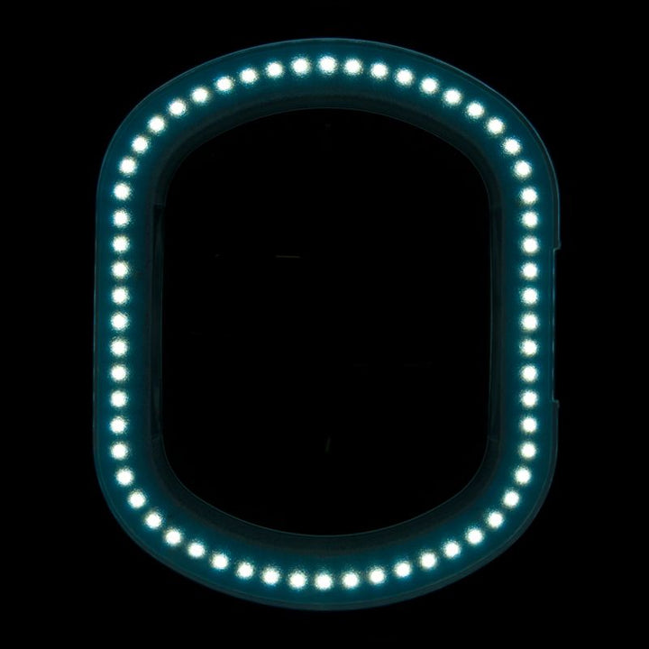 Lupenlampe LED 60 SMD 5D mit Standfuß Einstellbare Lichtstärke Elegante 6028 Weiß - Bild 5