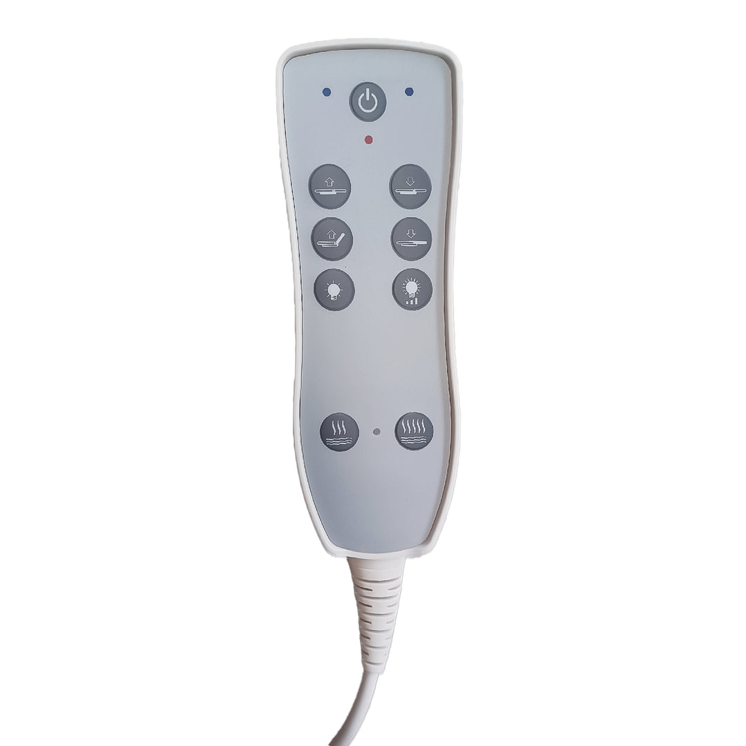 Massageliege Elektrisch Azzurro 815B Grau Beheizt - Bild 6