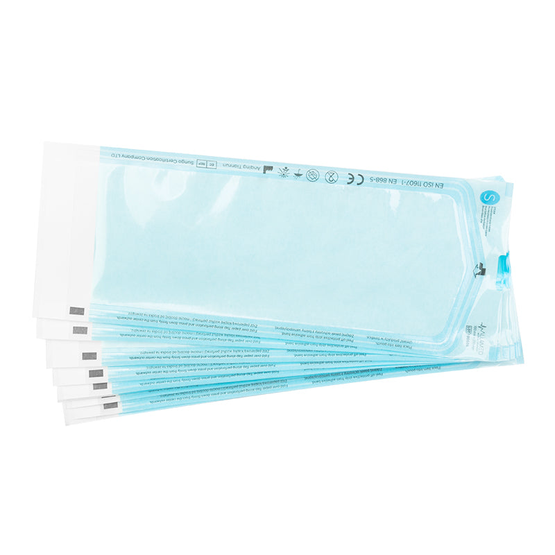 All4Med Sterilisationsbeutel für Autoklaven 90 × 135 mm – 200 Stück 3