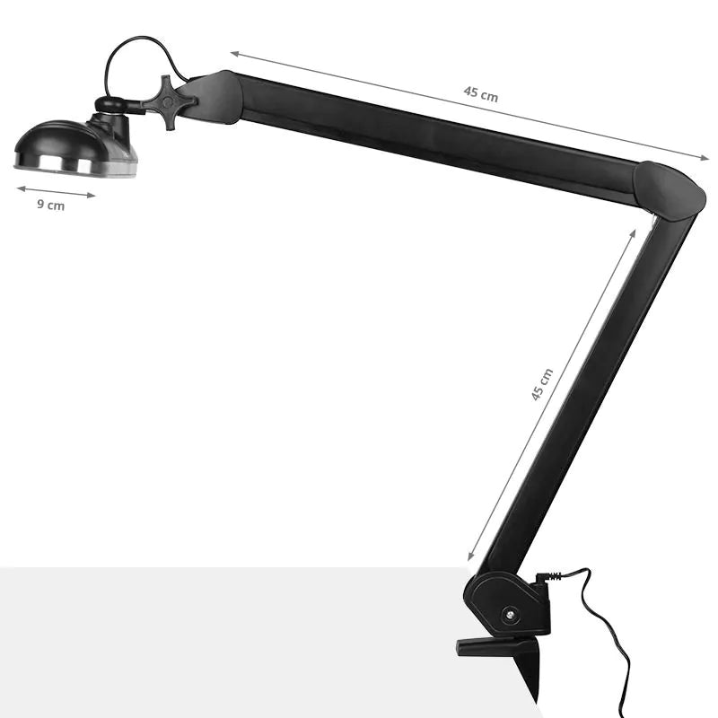 Kosmetiklampe LED mit Klemme und einstellbarer Lichtintensität Elegante 801L Schwarz - Bild 6
