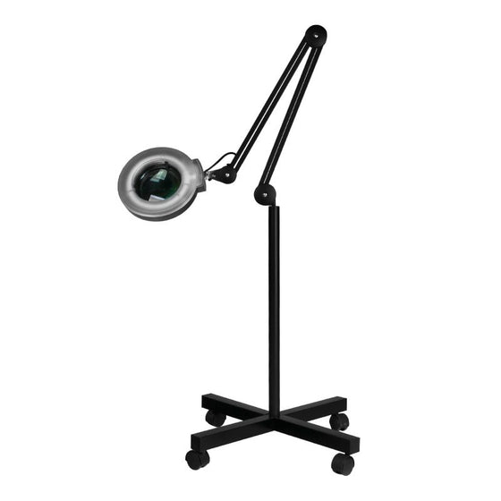 Lupenlampe LED 5D mit Standfuß S4 Schwarz