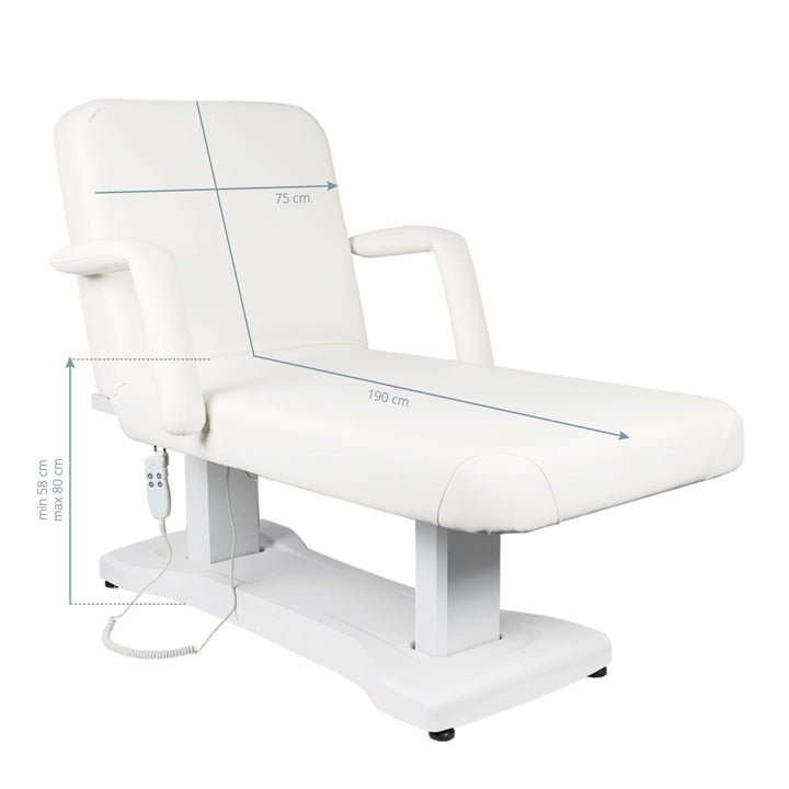 Massageliege Elektrisch Azzurro 819A Weiß - Bild 6