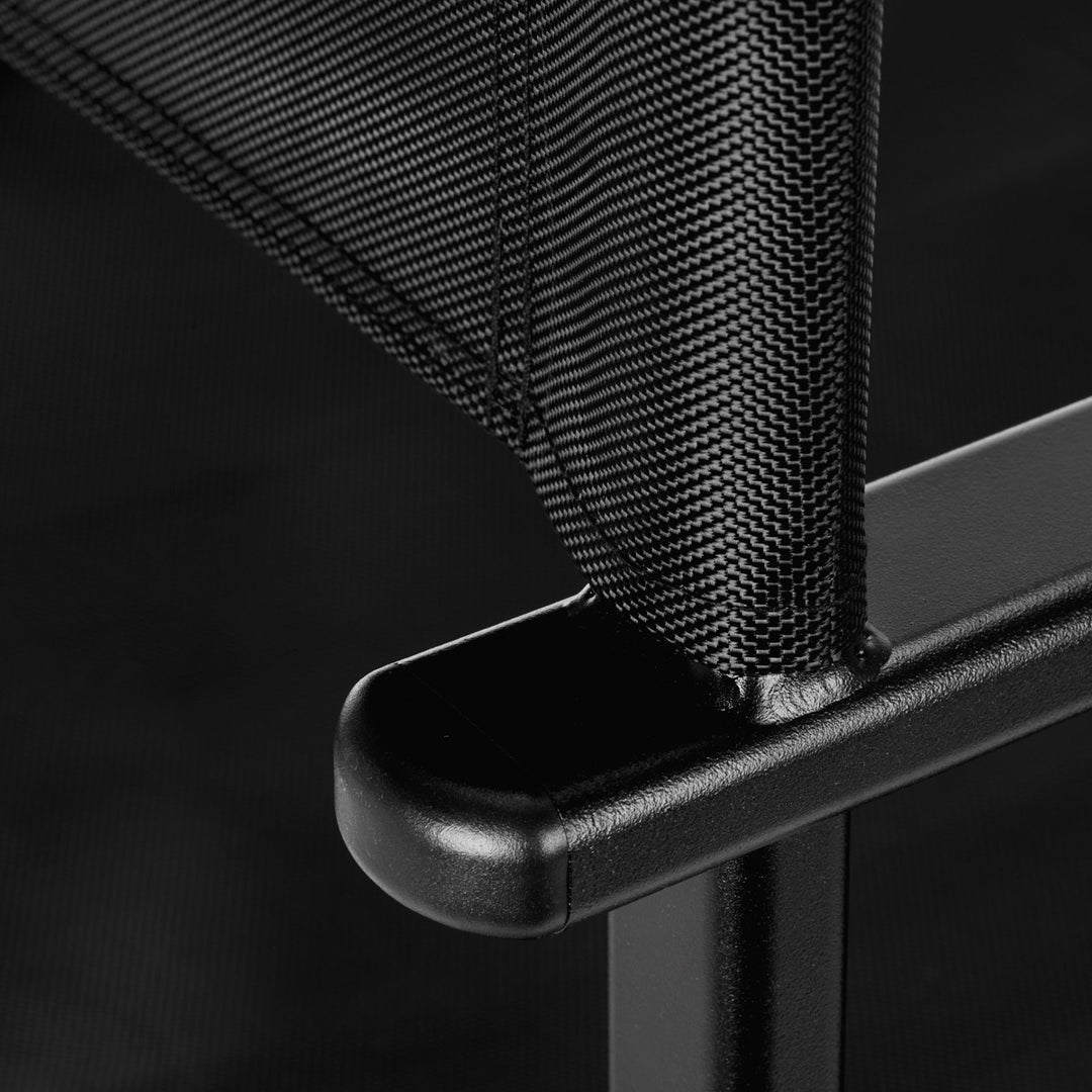 Schminkstuhl Klappbar Aluminium Gabbiano Schwarz - Bild 5