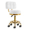 Rollhocker AM-830 Gold-Weiß