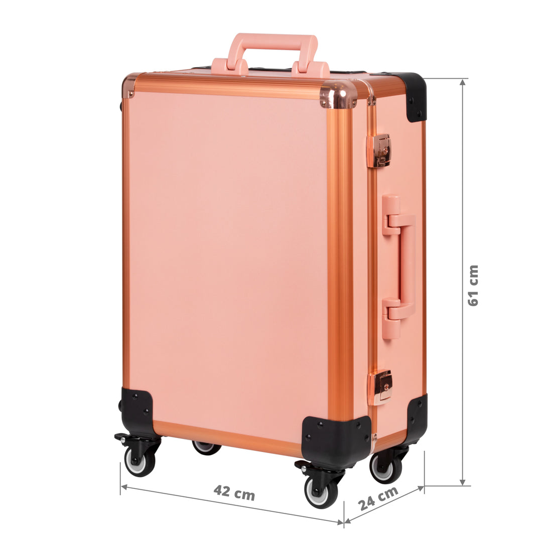 Schminkkoffer Mobile Station T-27 mit Beleuchtetem Spiegel Roségold - Bild 7