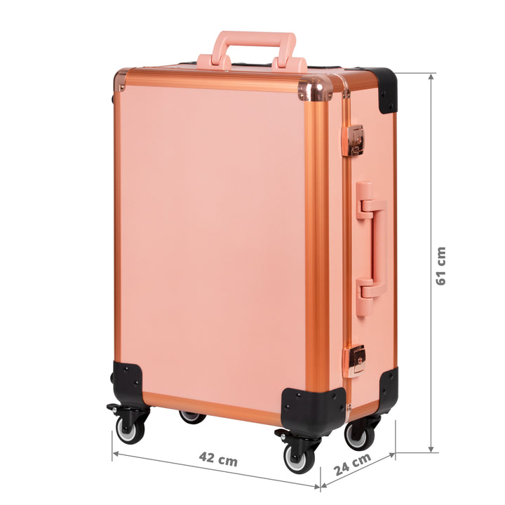 Schminkkoffer Mobile Station T-27 mit Beleuchtetem Spiegel Roségold - Bild 7