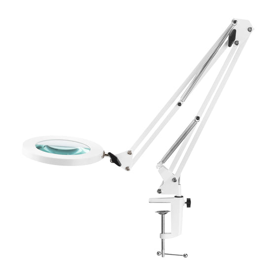 Lupenlampe LED SMD 8D mit Schraubklemme USB Glow 308 Weiß