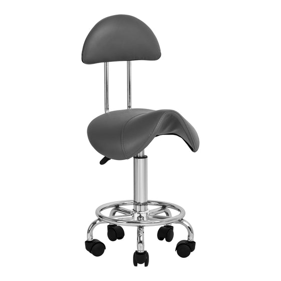 Sattelhocker mit Lehne 6001 Grau