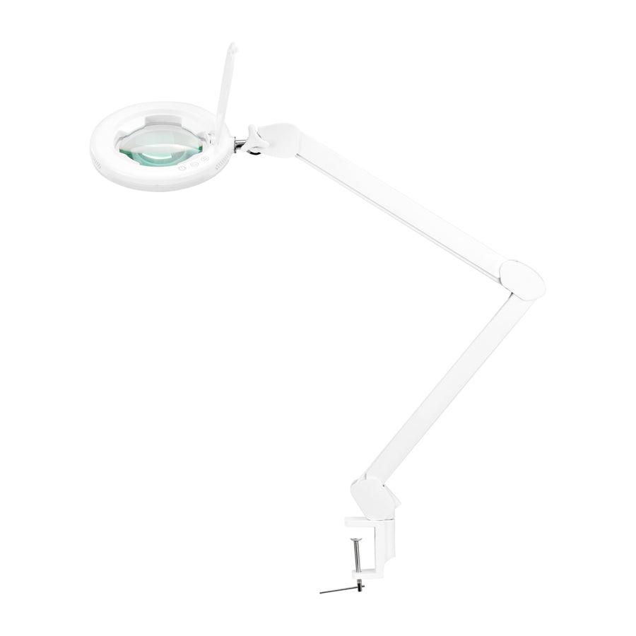 Lupenleuchte SMD-LED Glow 8021 mit Schraubzwinge Weiß 1